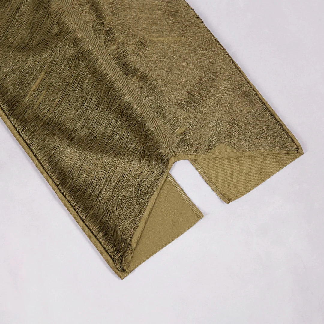 Celebrity Backless Halter Tassel cult gaia vibes