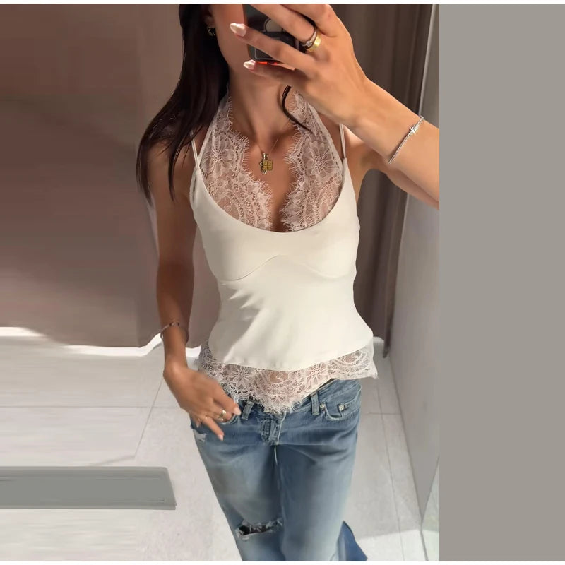 Zara Lace Set Navy Blue