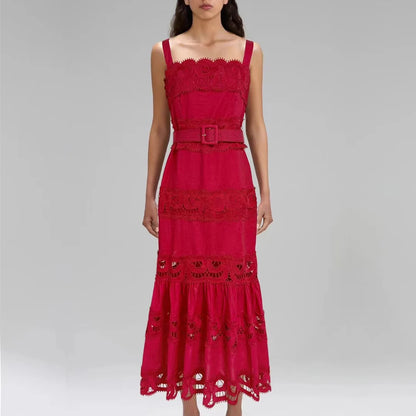 Square Neck Cotton Dress