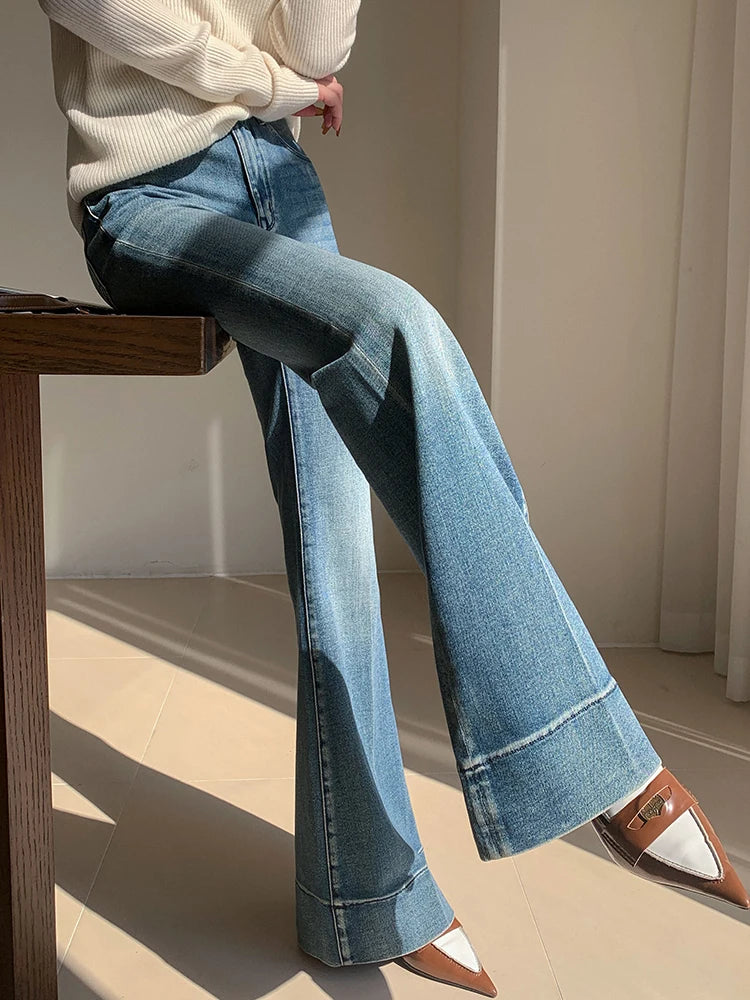 REDDACHiC Tall Girl Casual Flare Jeans