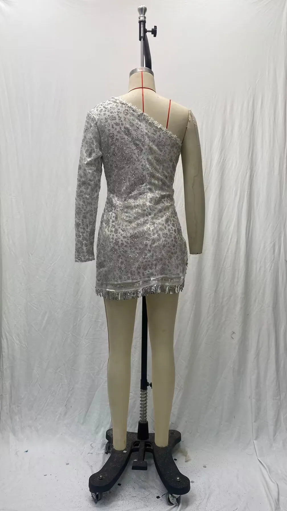 Silver embellished sparkly Party