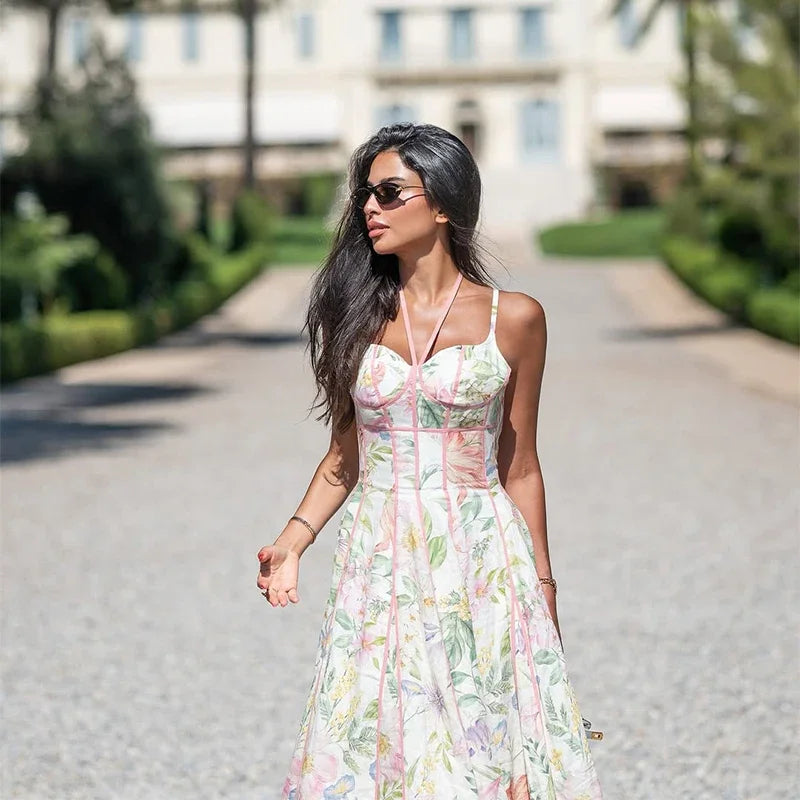 Floral Long Summer dress