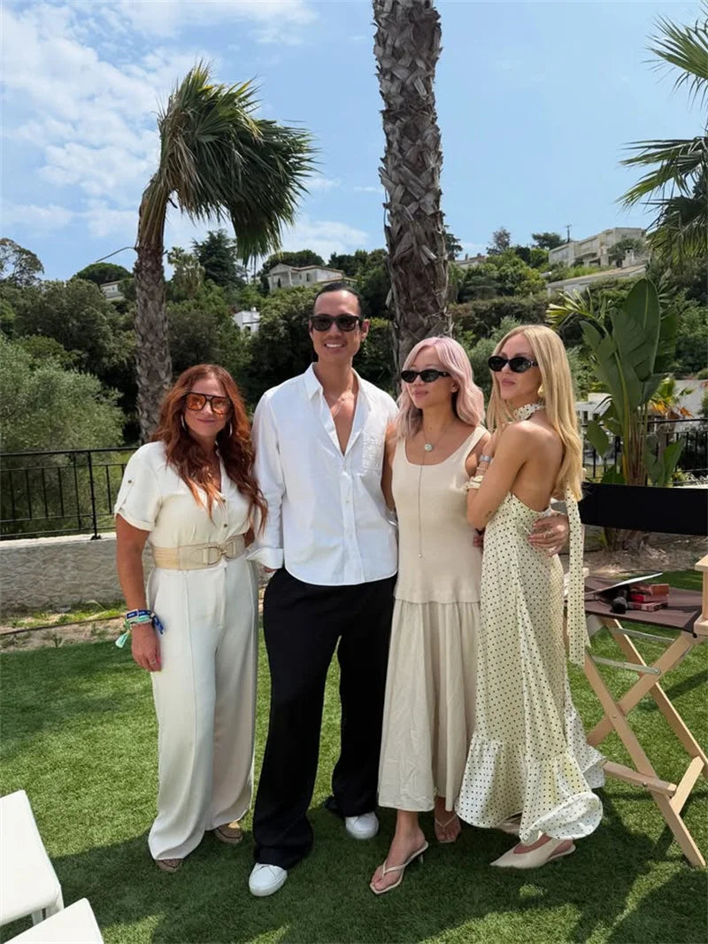 Polka Dot Ruched Ruffle Sexy Midi Dress