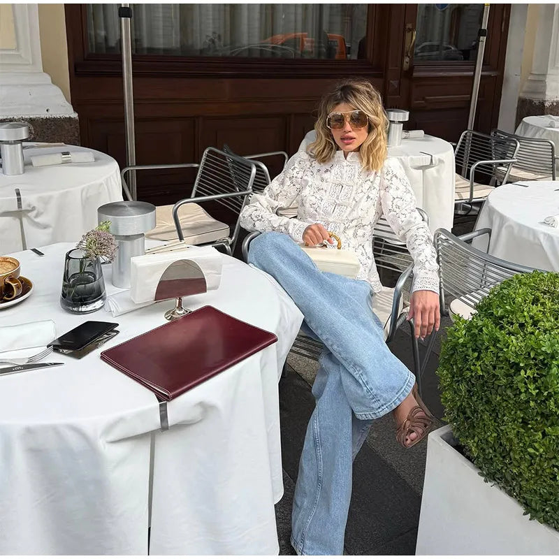 Retro Lace Top - Shellss