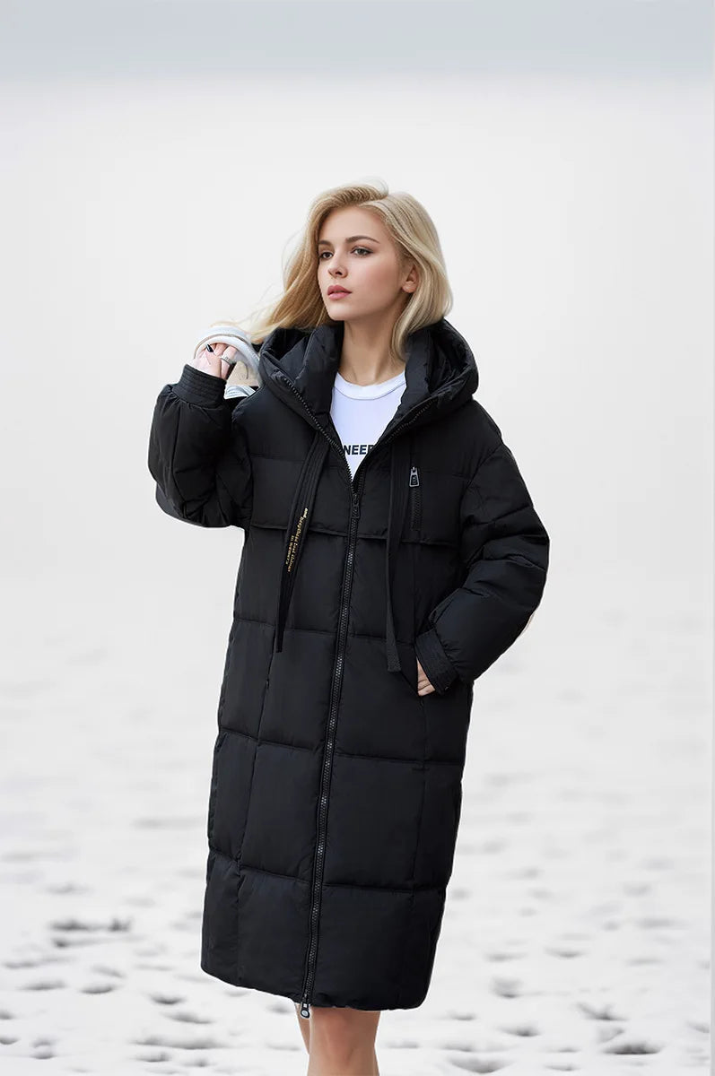 Women Parkas 2024 Autumn Winter Down Cotton Jackets Padded Thickened