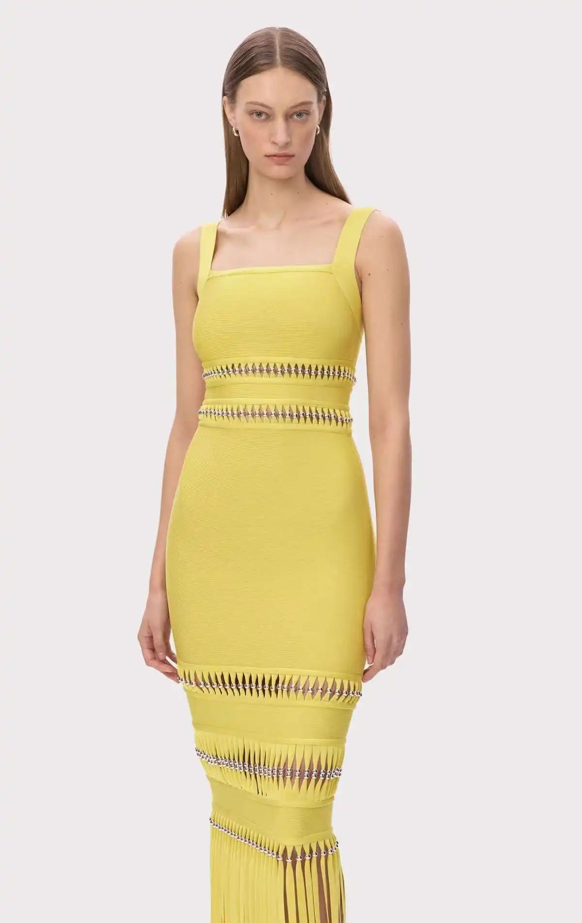 Celebrity Dress Fringe Tassel