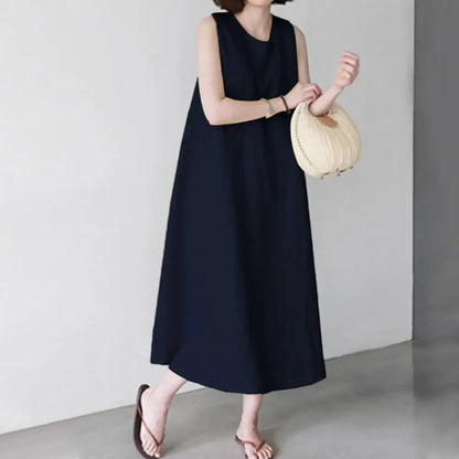 Long Dress Round Neck Long Dress