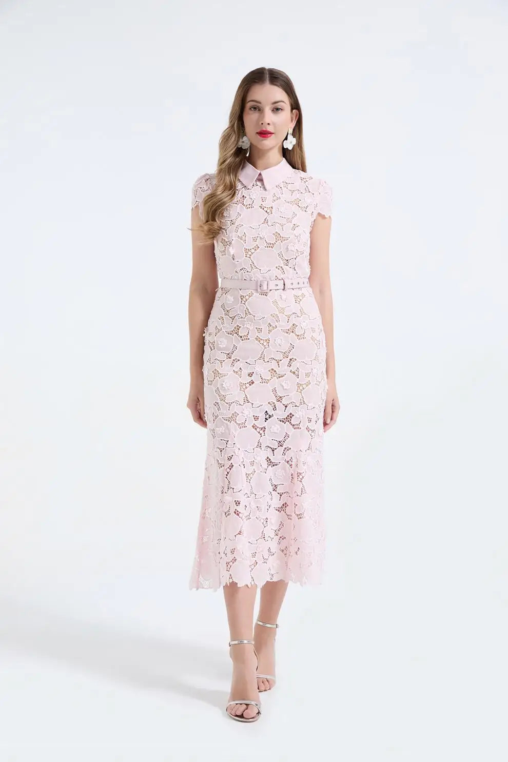 Lace Fish Tail Dress selfportarit