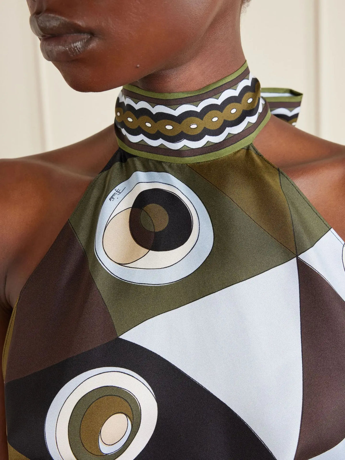 Brown Green Pucci Vibes