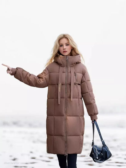 Women Parkas 2024 Autumn Winter Down Cotton Jackets Padded Thickened