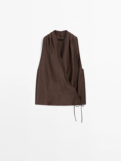 Zara vibes Brown Top