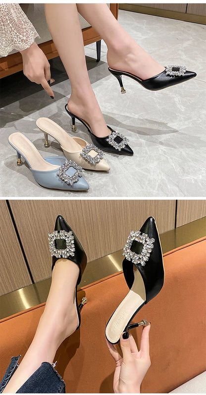 Rhinestoned Heels