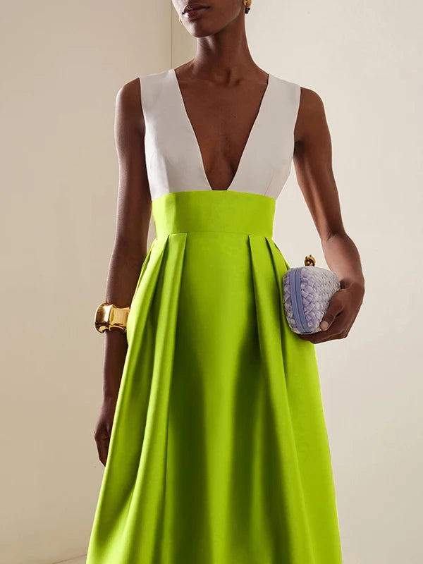 Celebrity-Inspired Elegant Evening Maxi Dress – Red Carpet Ready