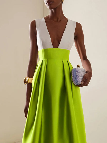 Celebrity-Inspired Elegant Evening Maxi Dress – Red Carpet Ready
