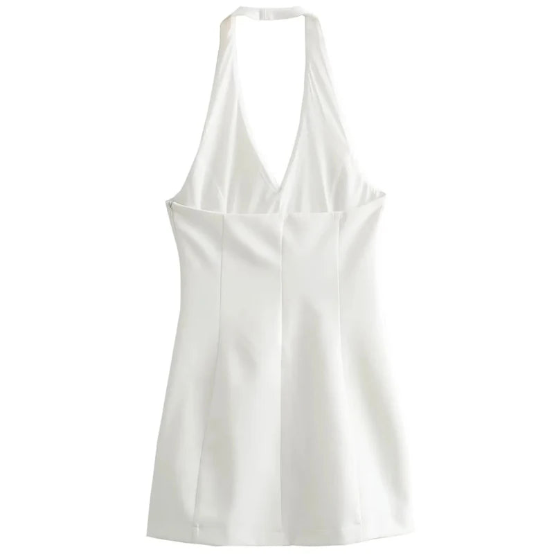 Mini Halter V neck Mini