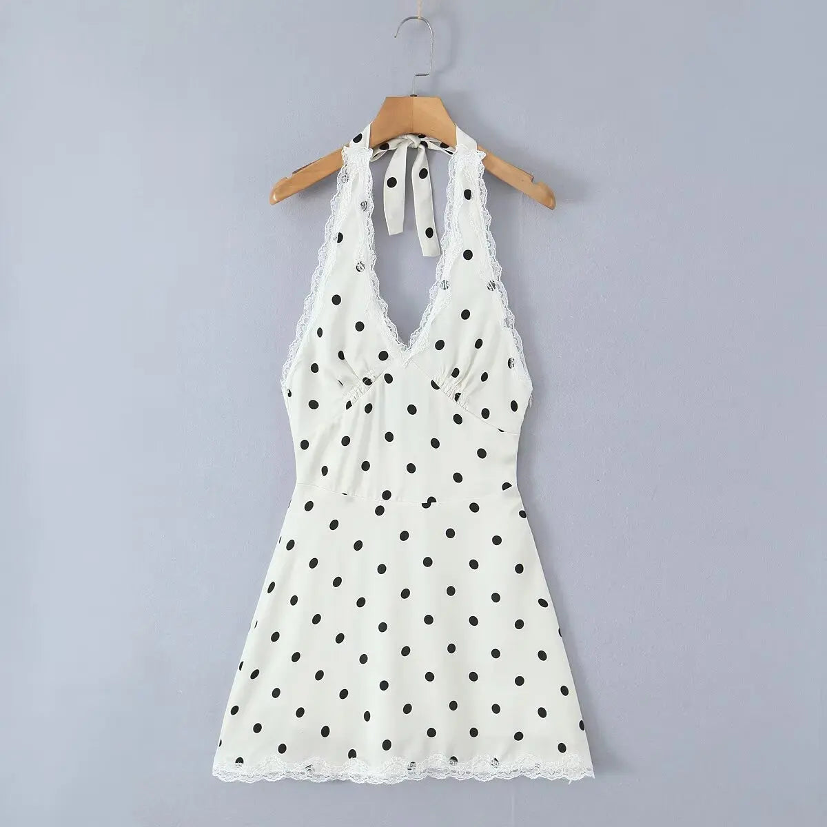 Polka Dot Halter Dress
