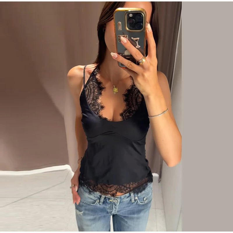 Zara Lace Set Navy Blue