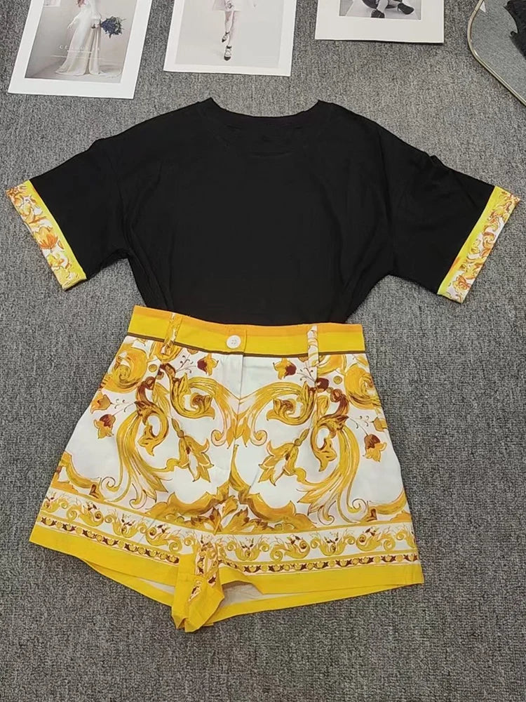 Boho Dolce Shorts set