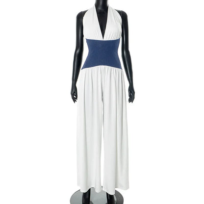 Halter neck Wide Leg Jumpsuit