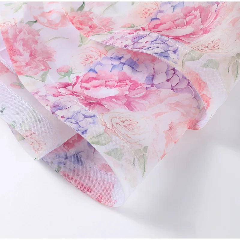 Backless Layerd Mini Pink Blue
