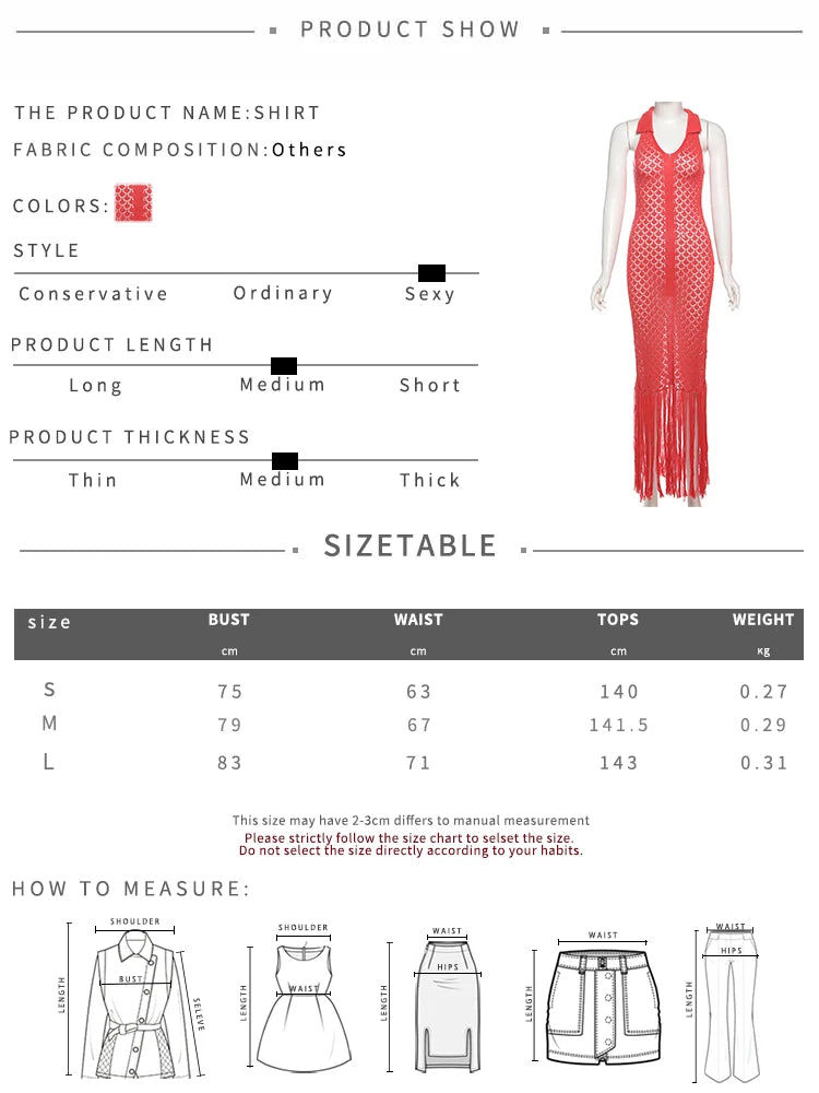 Tassel Mesh Patchwork Dress
