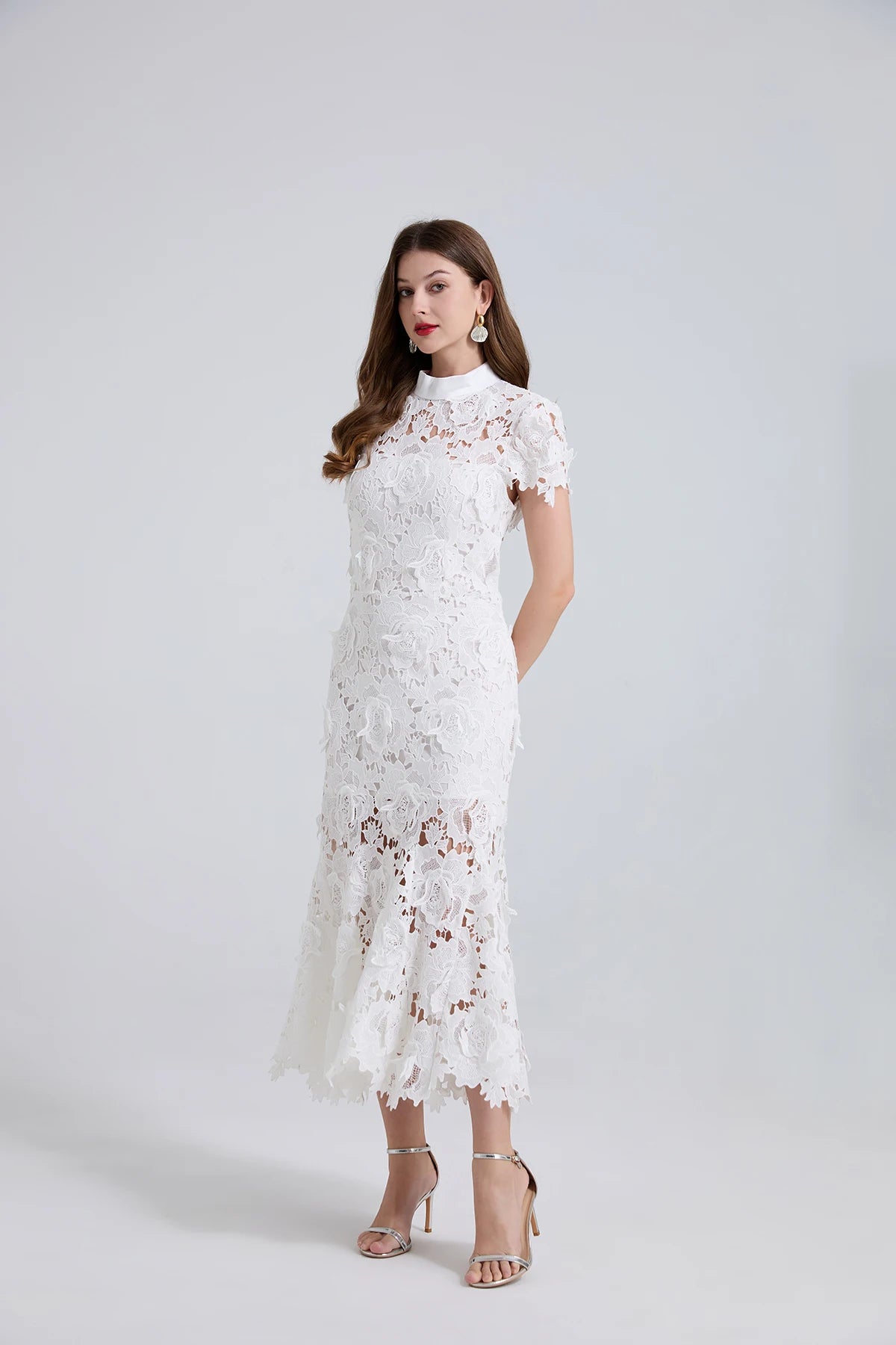 Self portrait Summer Lace Mermaid Dress