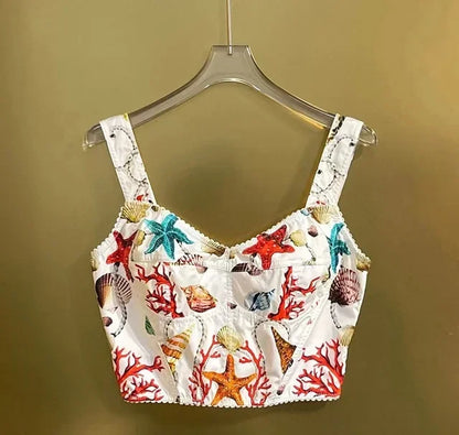 Dolce Latest Capri skirt set