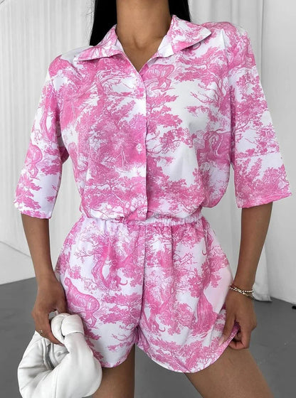 Summer Soft Shorts Set