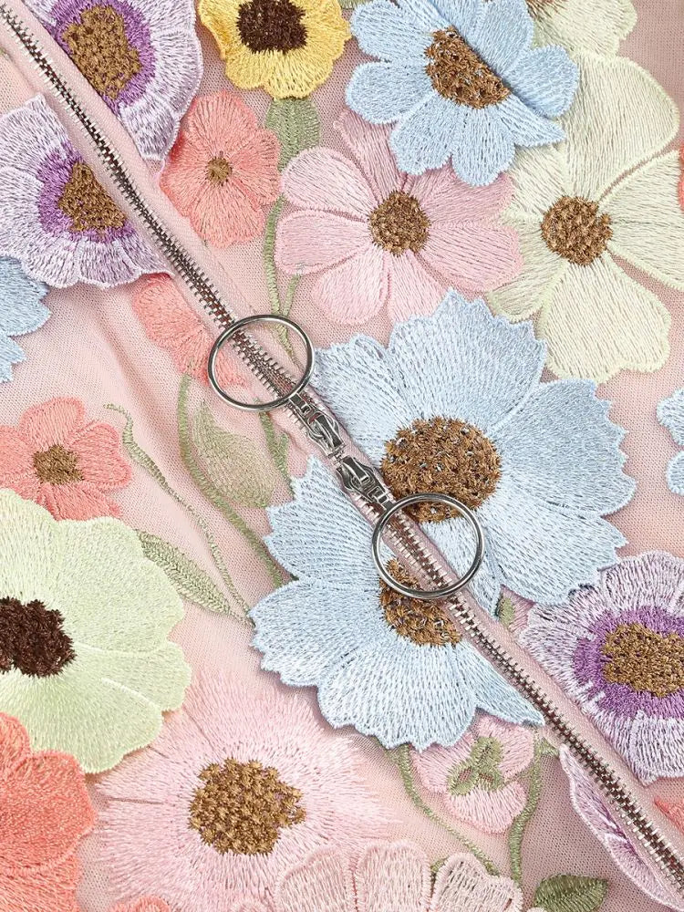2025 Luxury Embroidered Flower Mini