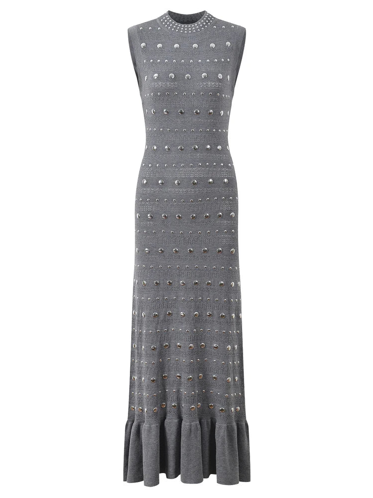 Classy Sandro Riveted Grey - Same day delivery - Shellss