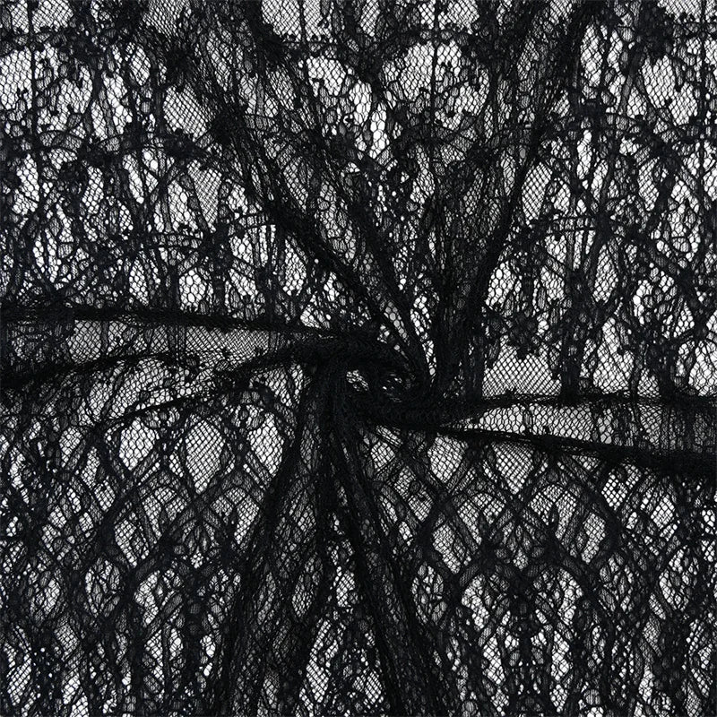 Elegant Queen Lace Collar Black dior vibes