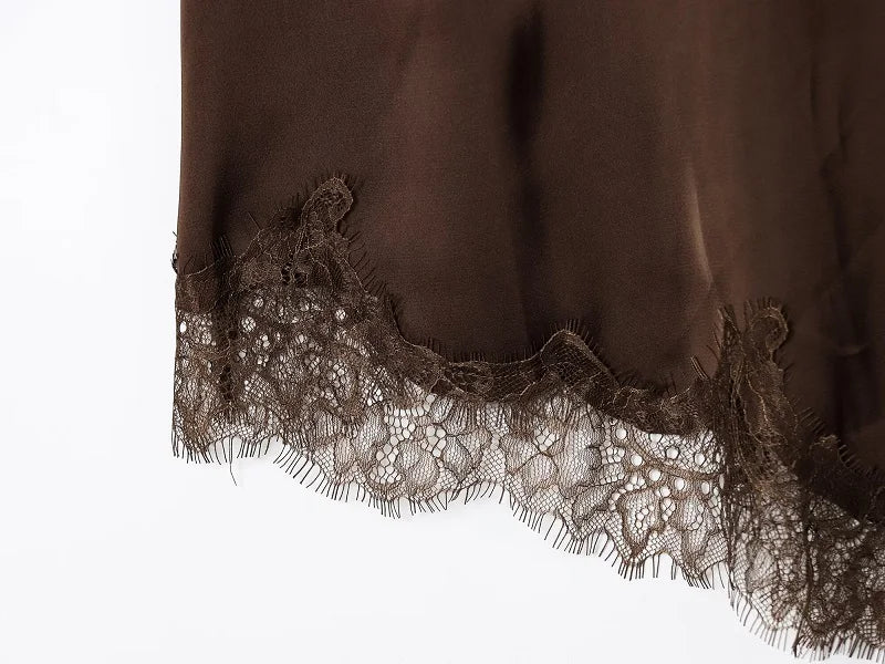 Zara Vibes Satin Lace