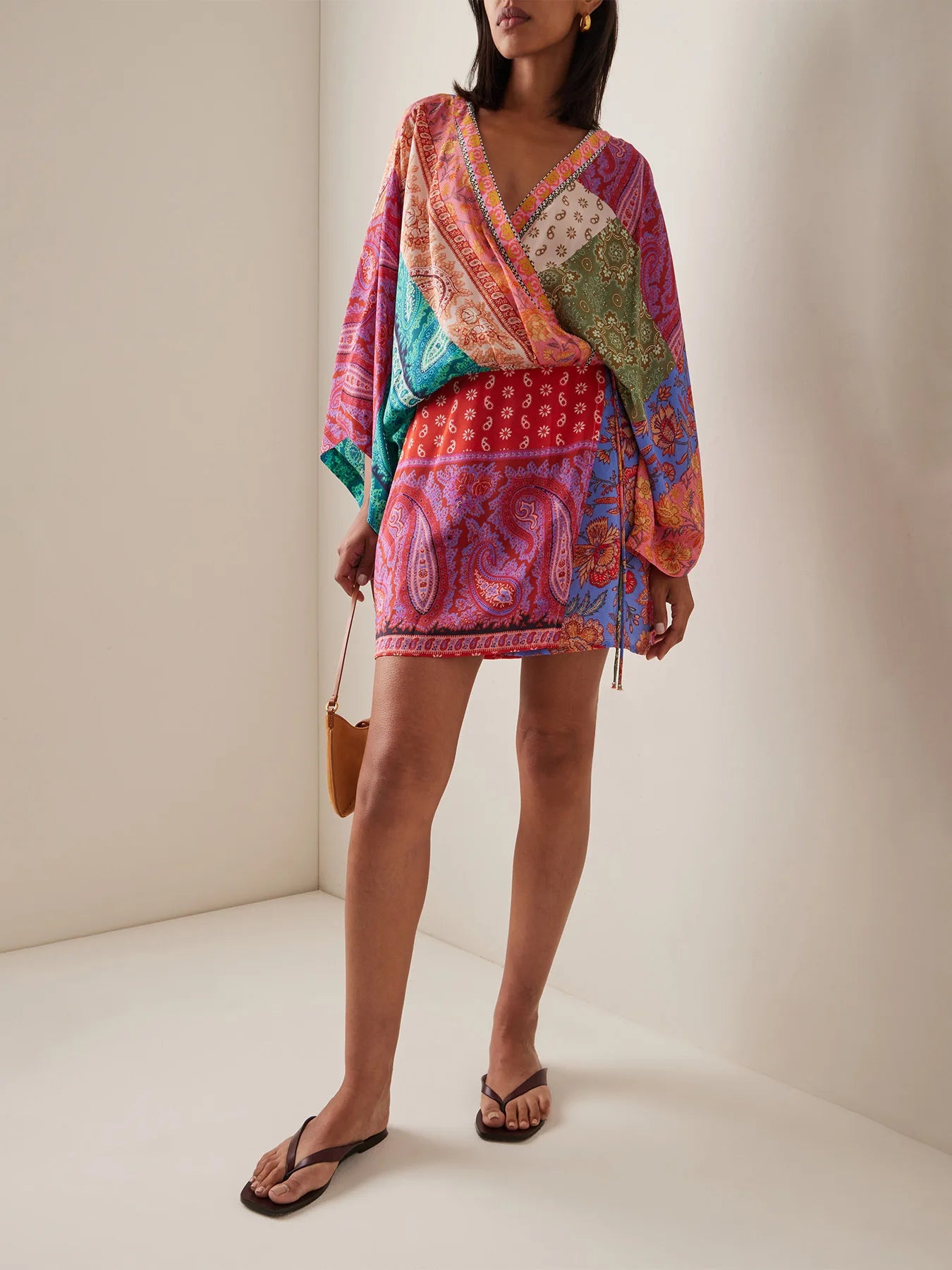 Women's Paisley Print 2Piece Set