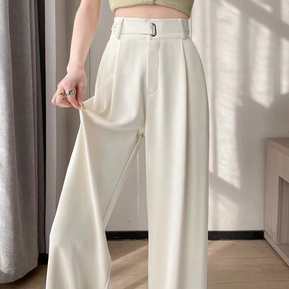 High Waist Suit Wide Leg Loose Trousers