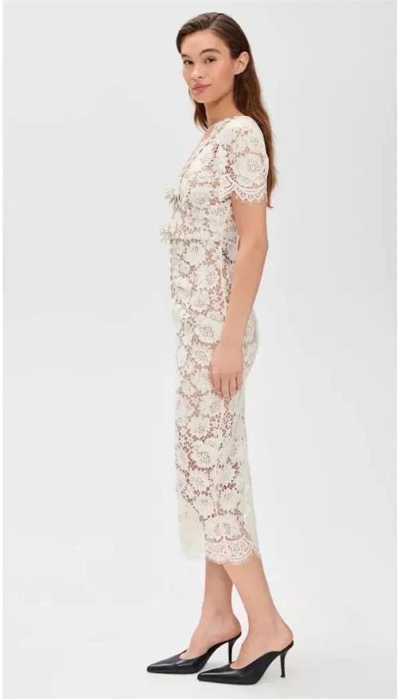 Handmade Heavy Embroidery Long Lace