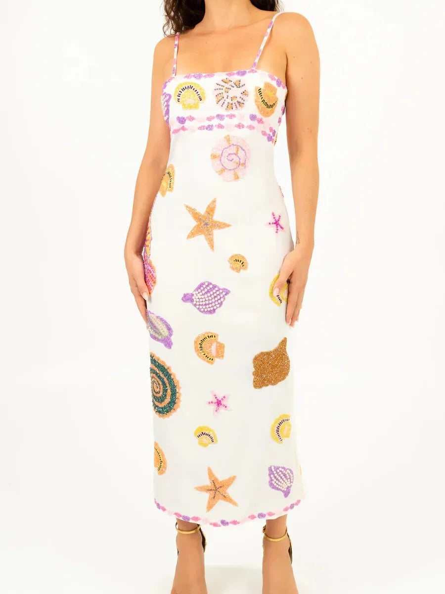 Oceanus Long Dress