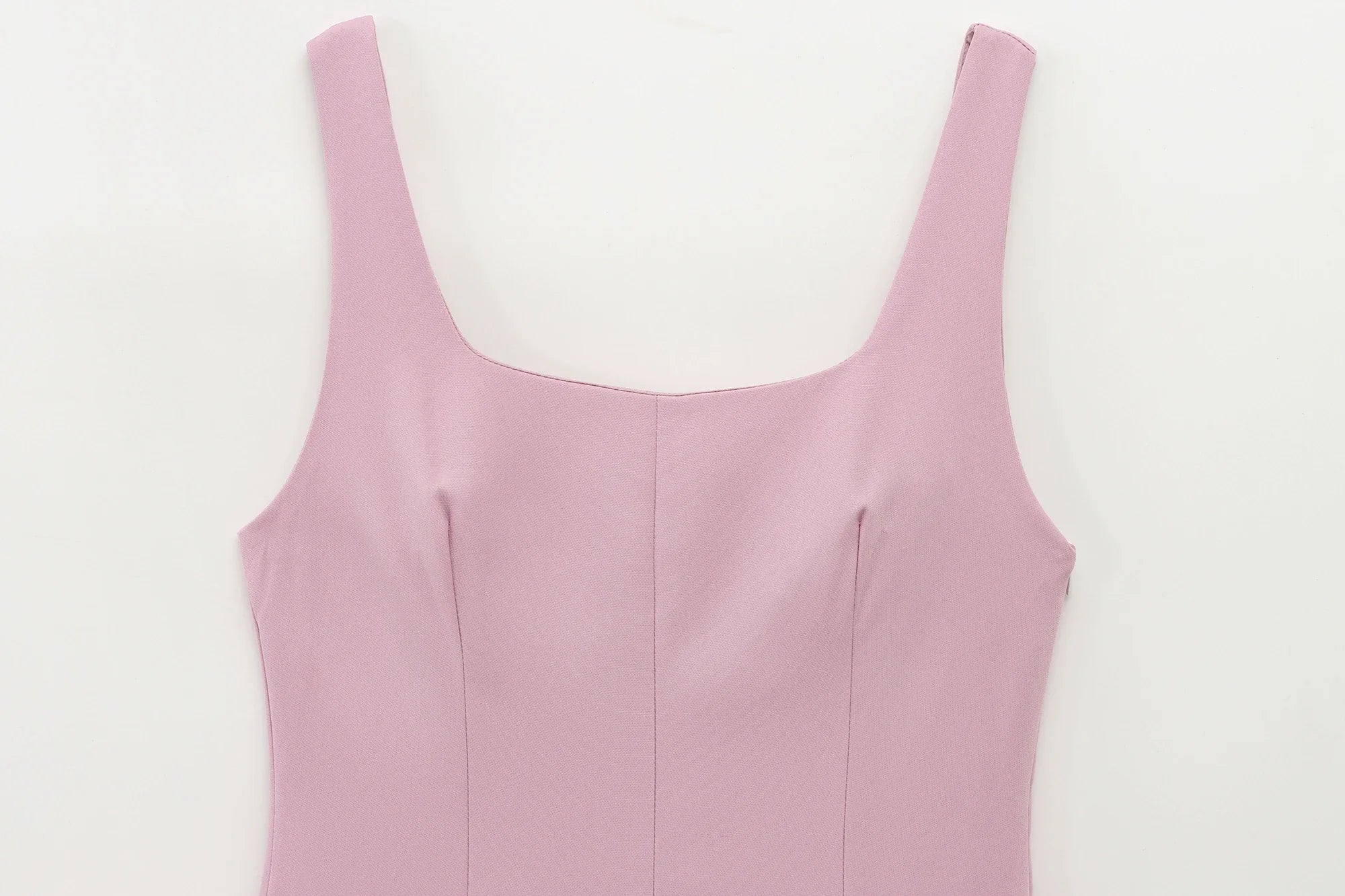 Casual Mini Dress Square Neck
