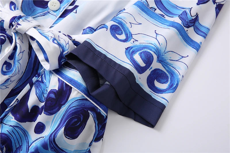 Italian Majolica Print Porcelain Dolce High Fashion