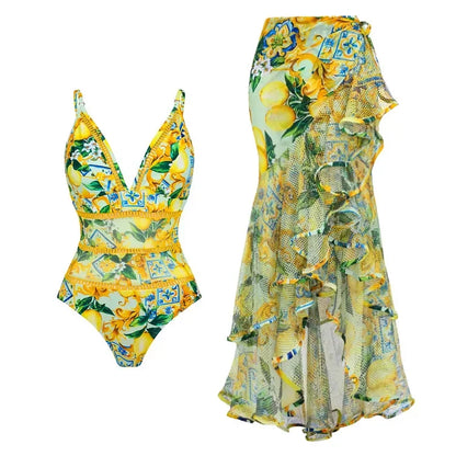 Hot Bikini Swimsuit Lemon Set