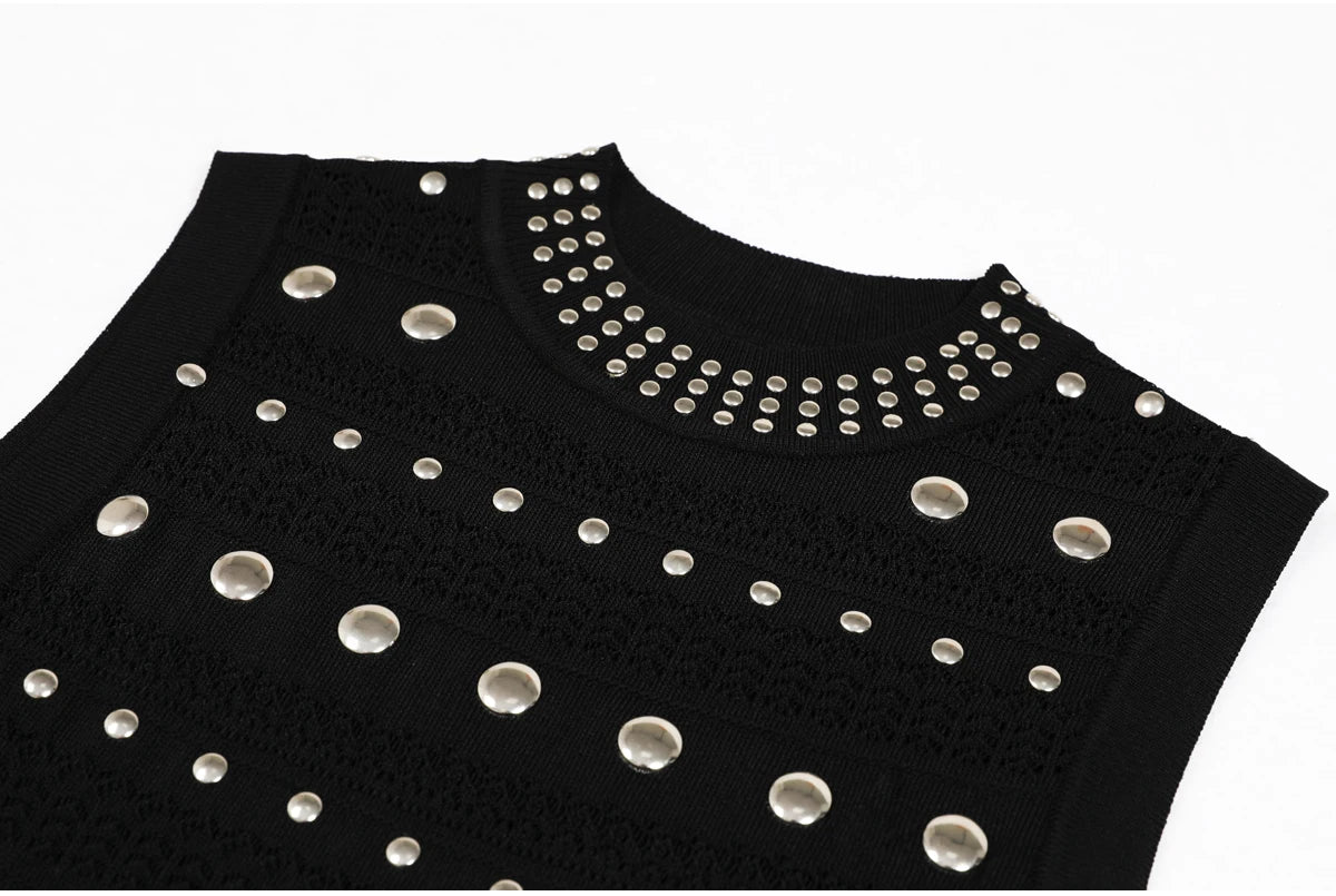 Sandro Riveted Black Dress dior