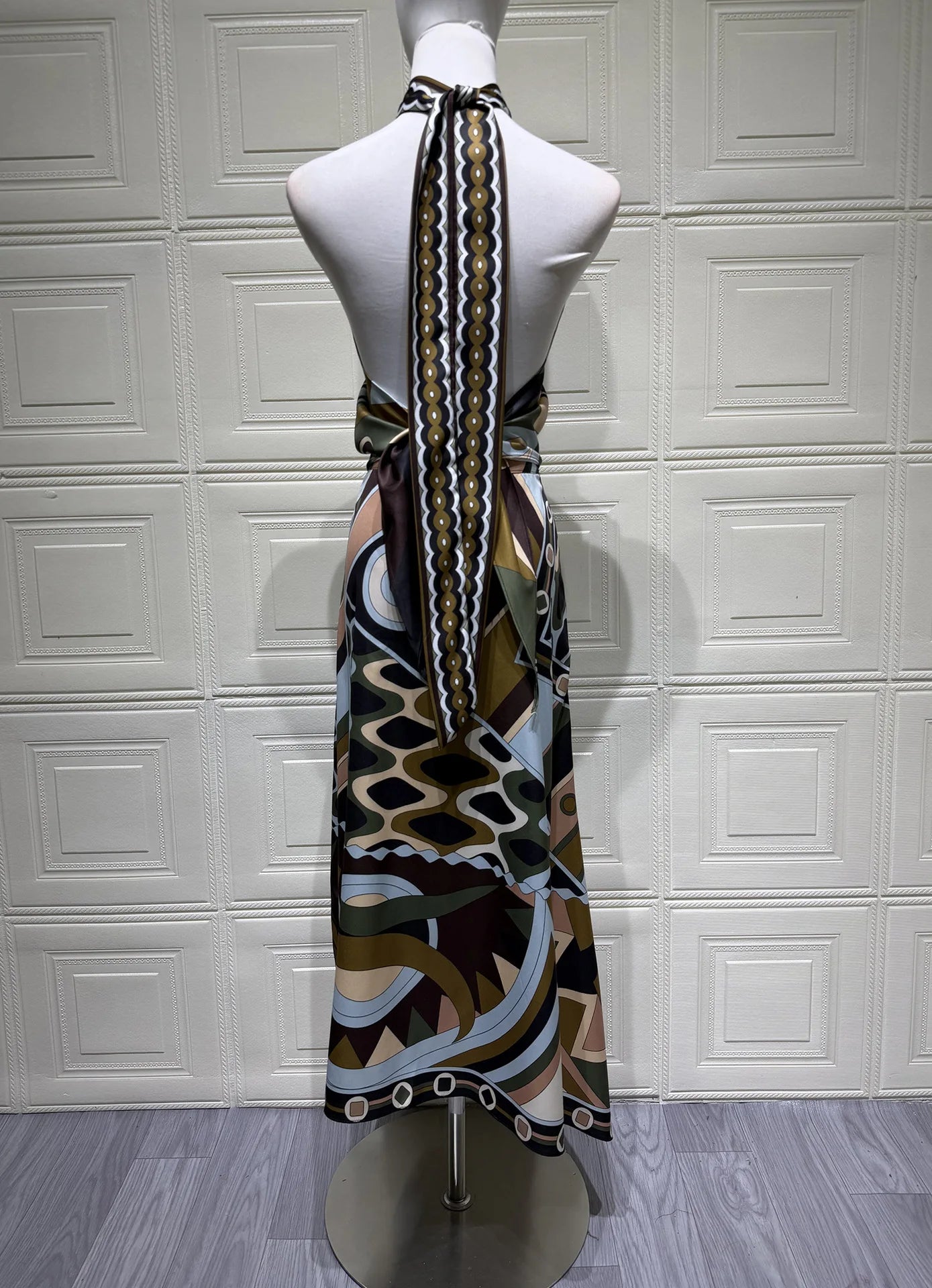 Brown Green Pucci Vibes