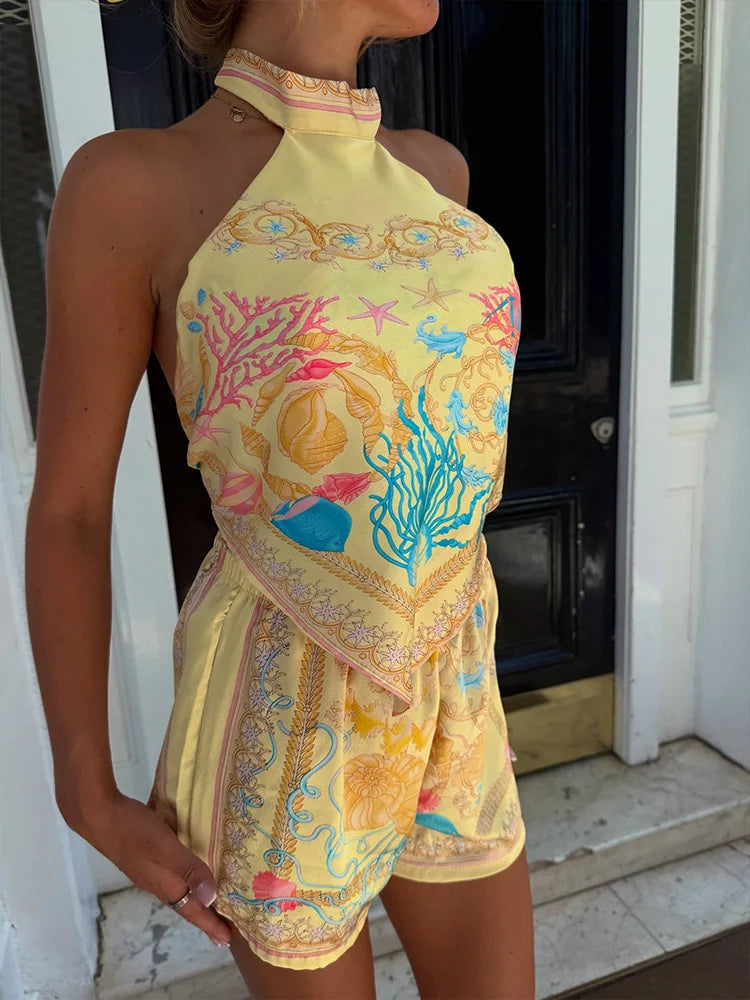 1 Trending Printed Silk Set