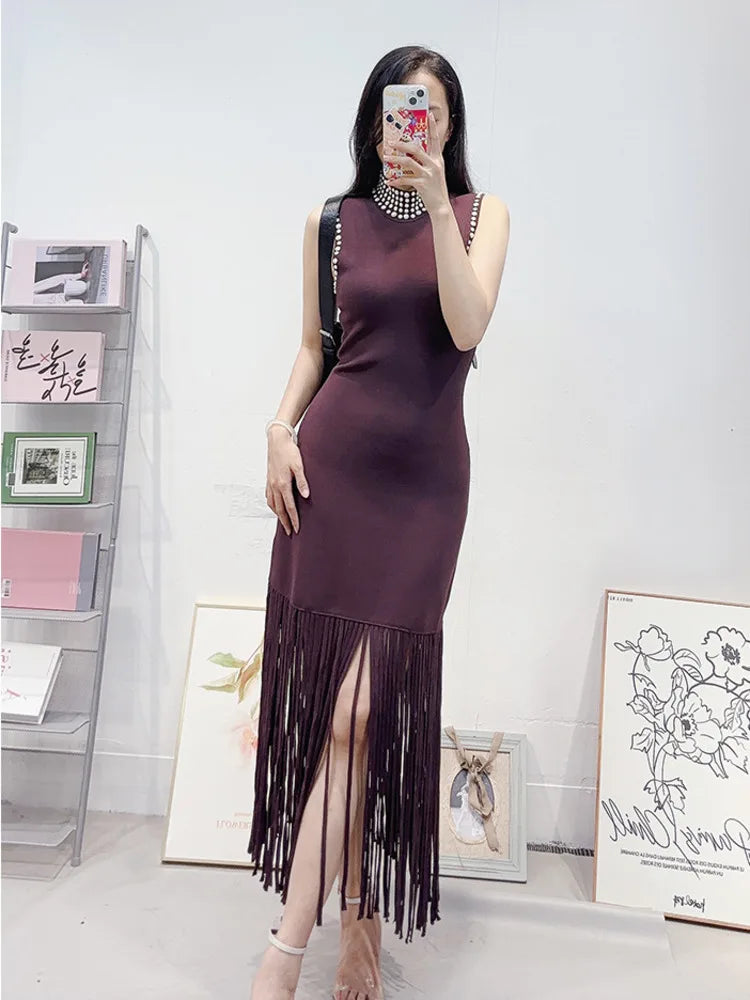 Sandro Pearl Tassel Fringe - Shellss