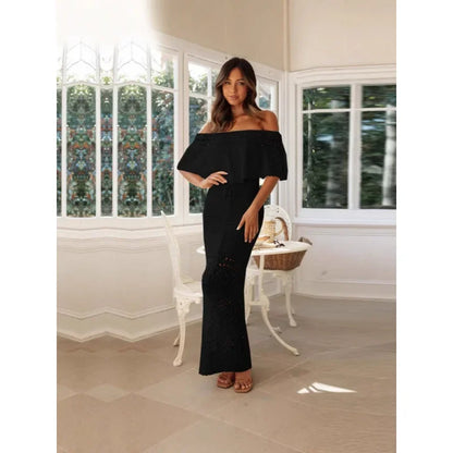 Lace net Off shoulder Dress