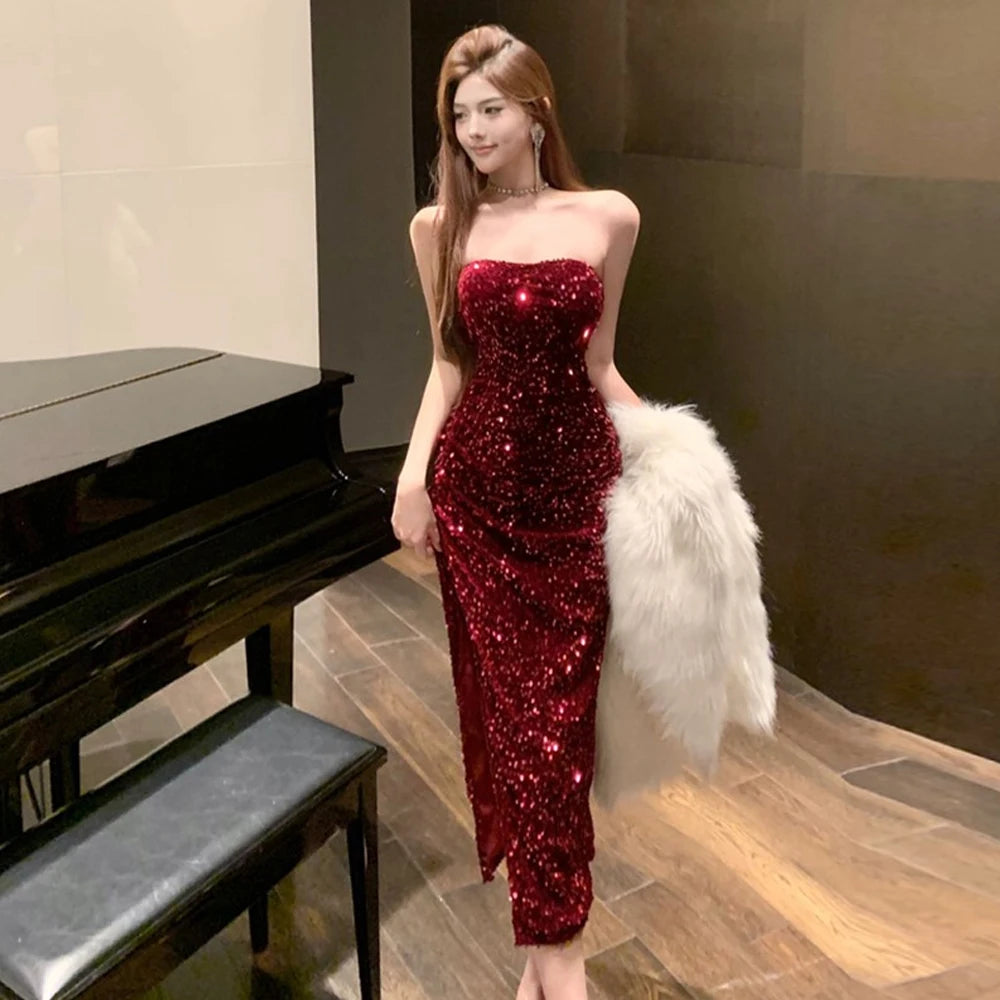 Party Embellished sequin Dress