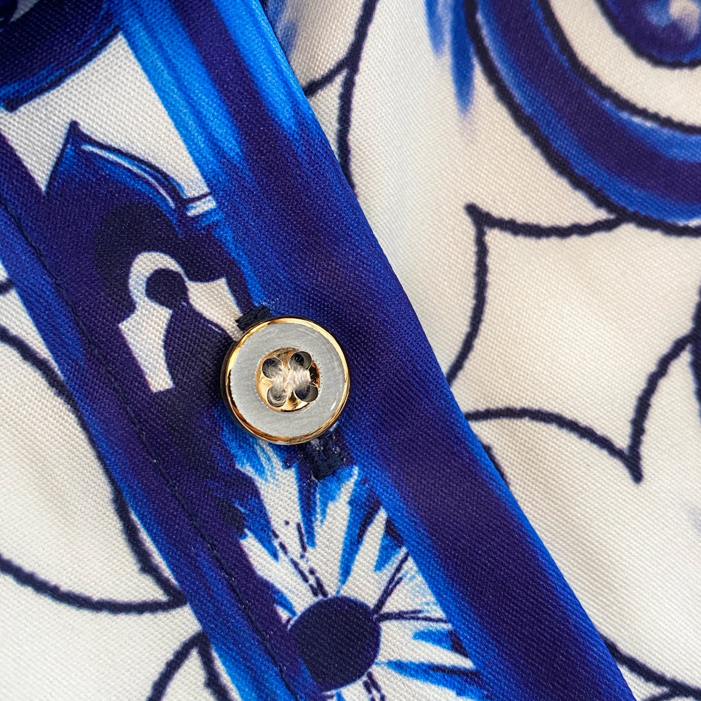 Spring Retro Blue White Red Dolce Dress