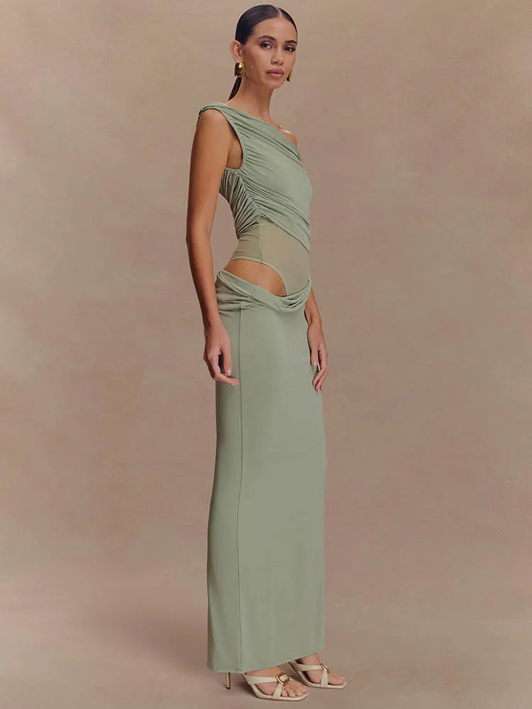 Backless Club Party Long Dress Elegant