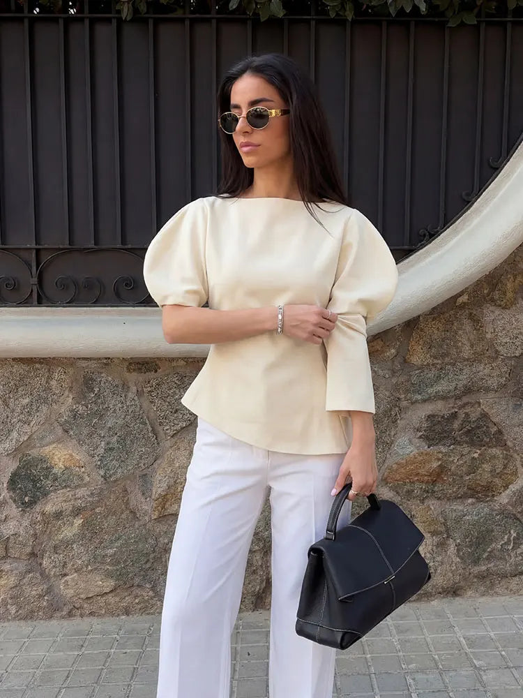 Chic Puff Sleeve Tops