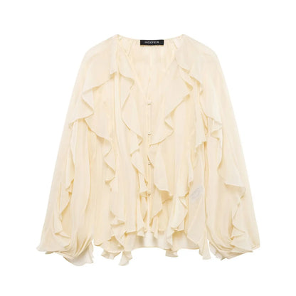 Summer Ruffle frills Top