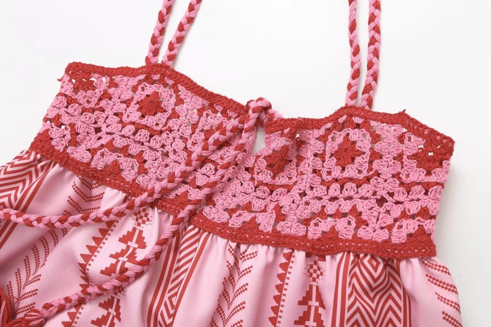 Zara Pink Resort Summer Dress